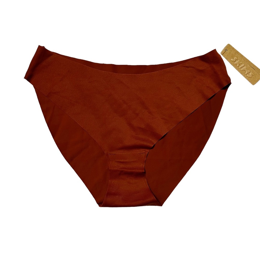 NWT Skims Naked Seamless Mid Waist Brief in Saffron Women’s XS